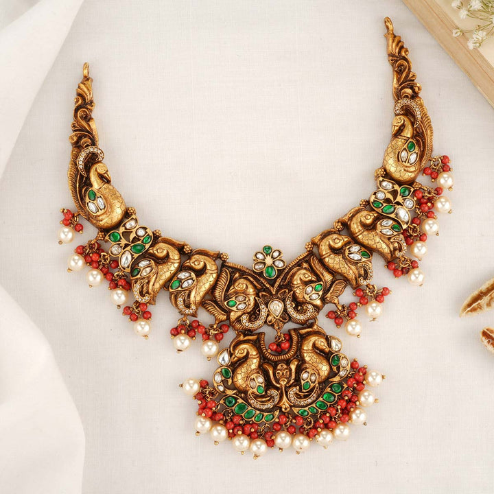 Elegance Kundan Short Necklace