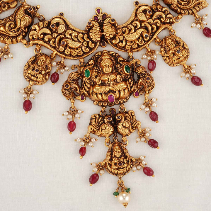 Lakshmi Nagas Short Necklace