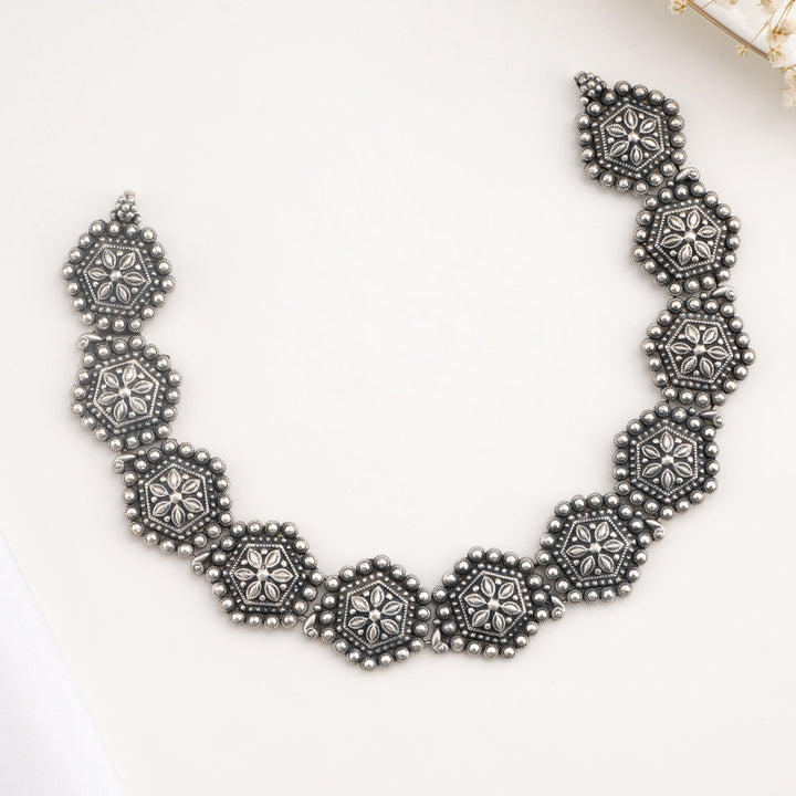 Sahita Oxidised Necklace Set