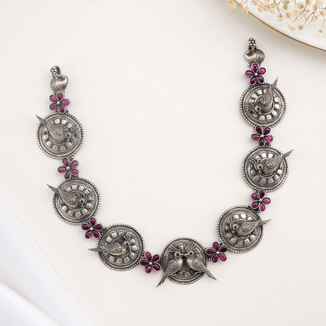 Nekha Oxidised Necklace Set