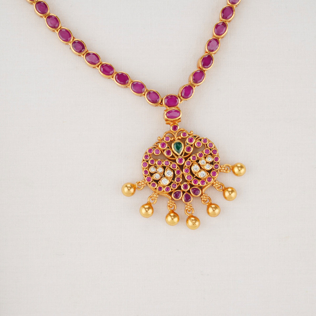 Rujitha Reversible Short Necklace