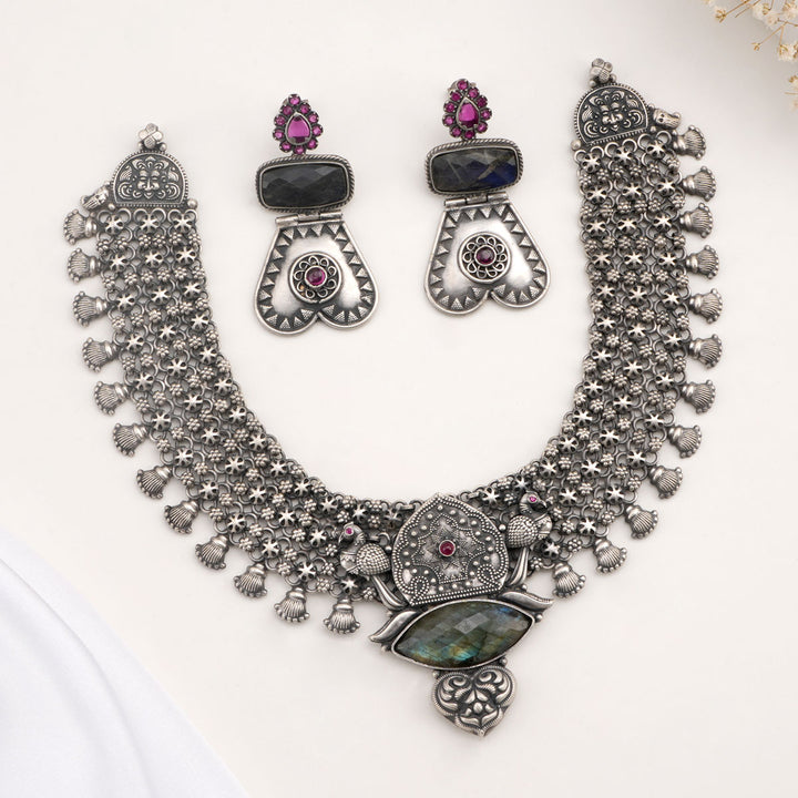 Amrita Oxidised Necklace Set