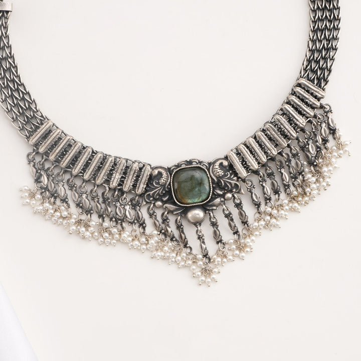 Samikha Oxidised Necklace Set