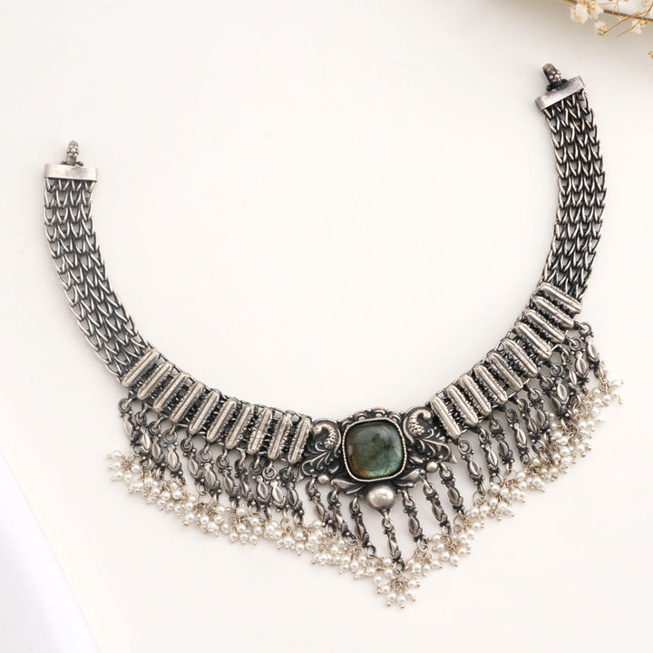 Samikha Oxidised Necklace Set