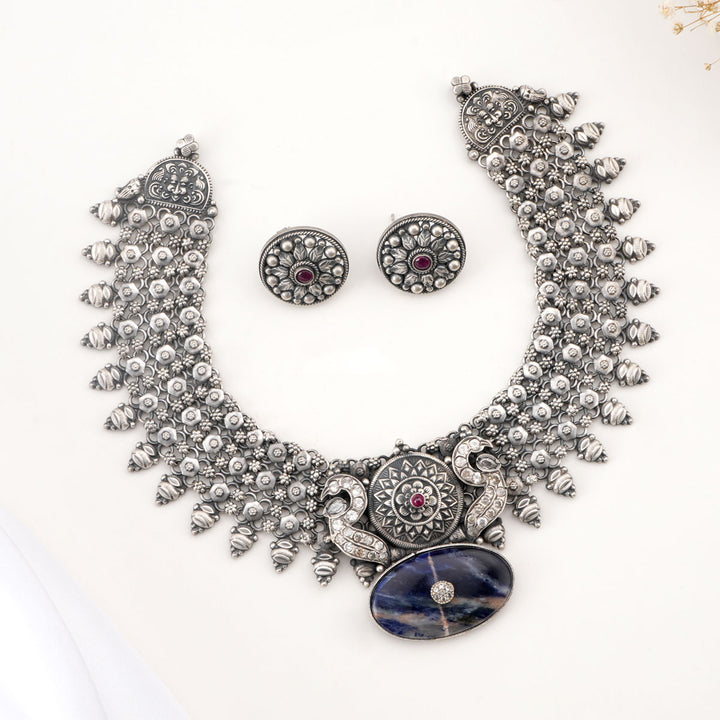 Anrikha Oxidised Necklace Set