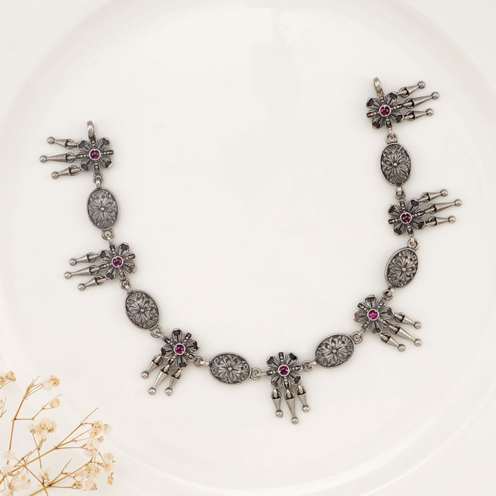 Jashwini Oxidised Necklace Set