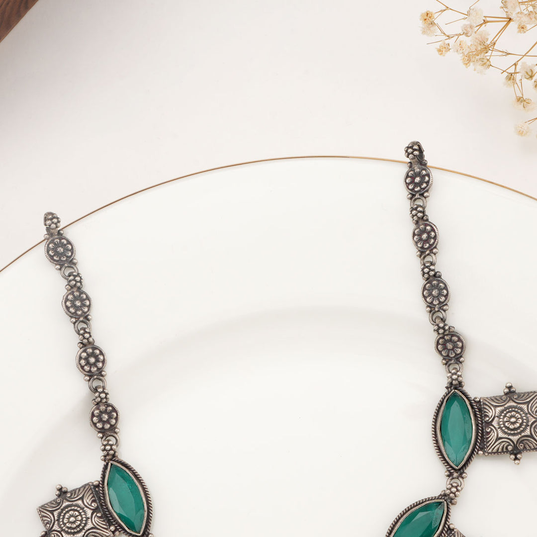 Nainikha Oxidised Necklace Set