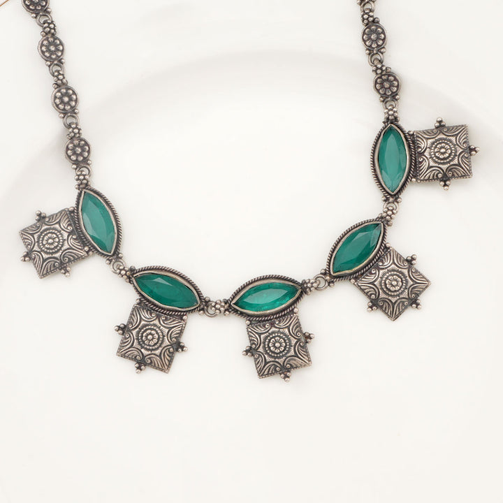 Nainikha Oxidised Necklace Set