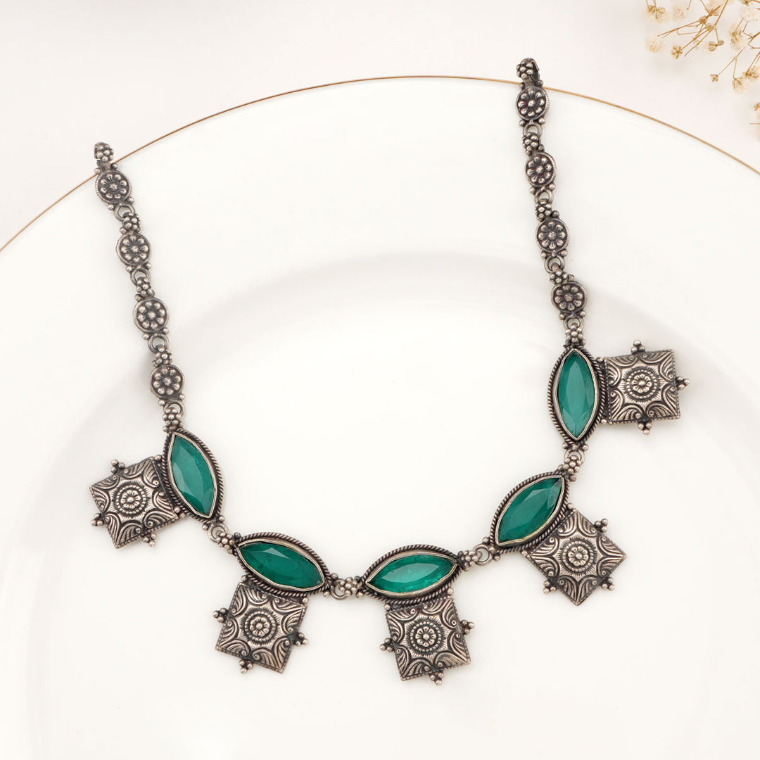 Nainikha Oxidised Necklace Set