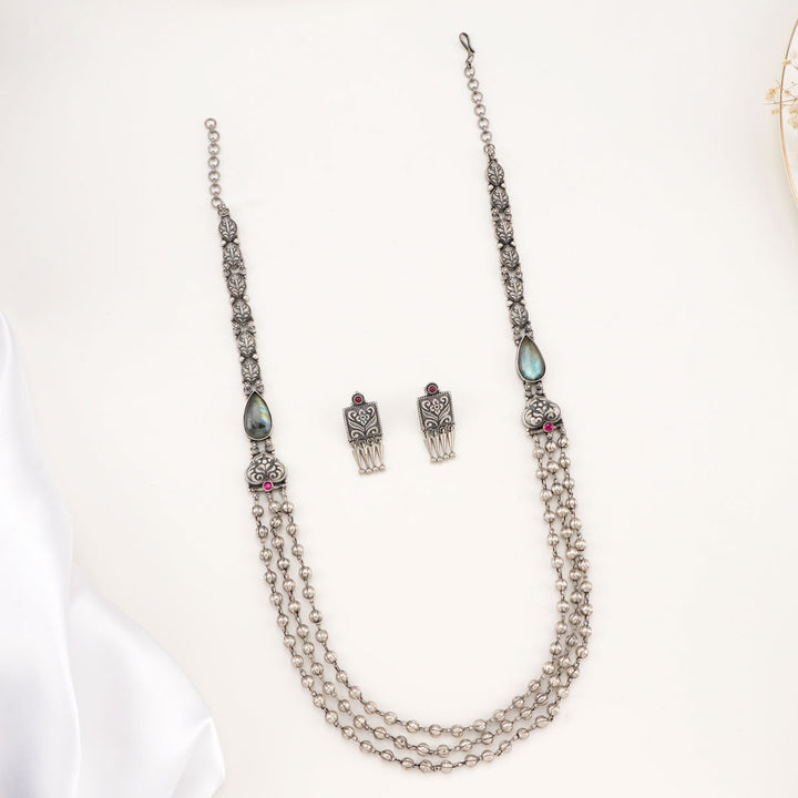 Navya Oxidised  Necklace Set