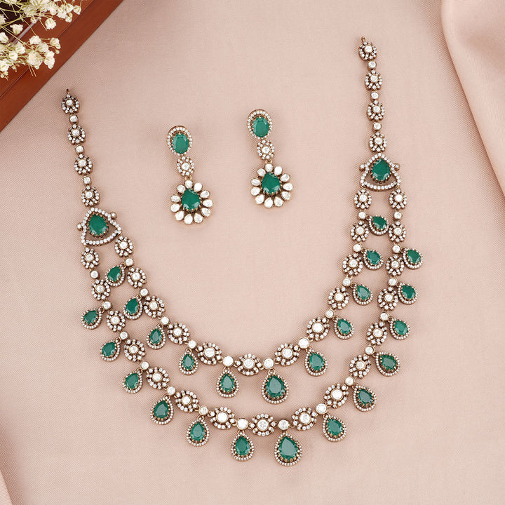 Liyanasri Victorian Long Necklace set