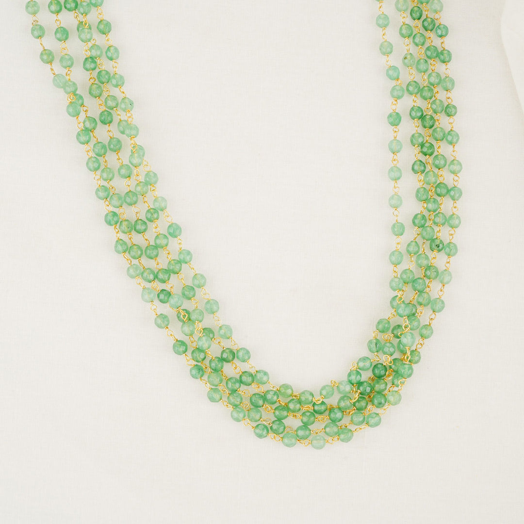 Manju Beads Long Necklace