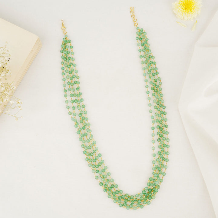 Manju Beads Long Necklace