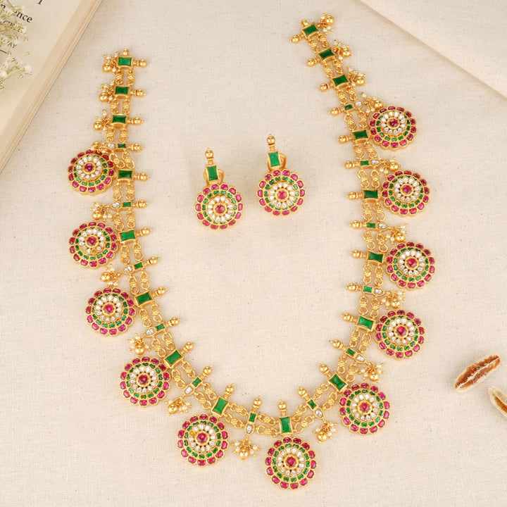 Naveena Long Necklace Set