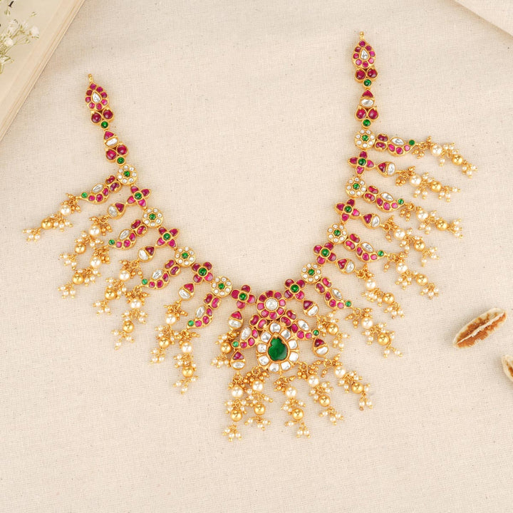 Srilekha Kundan Short Necklace