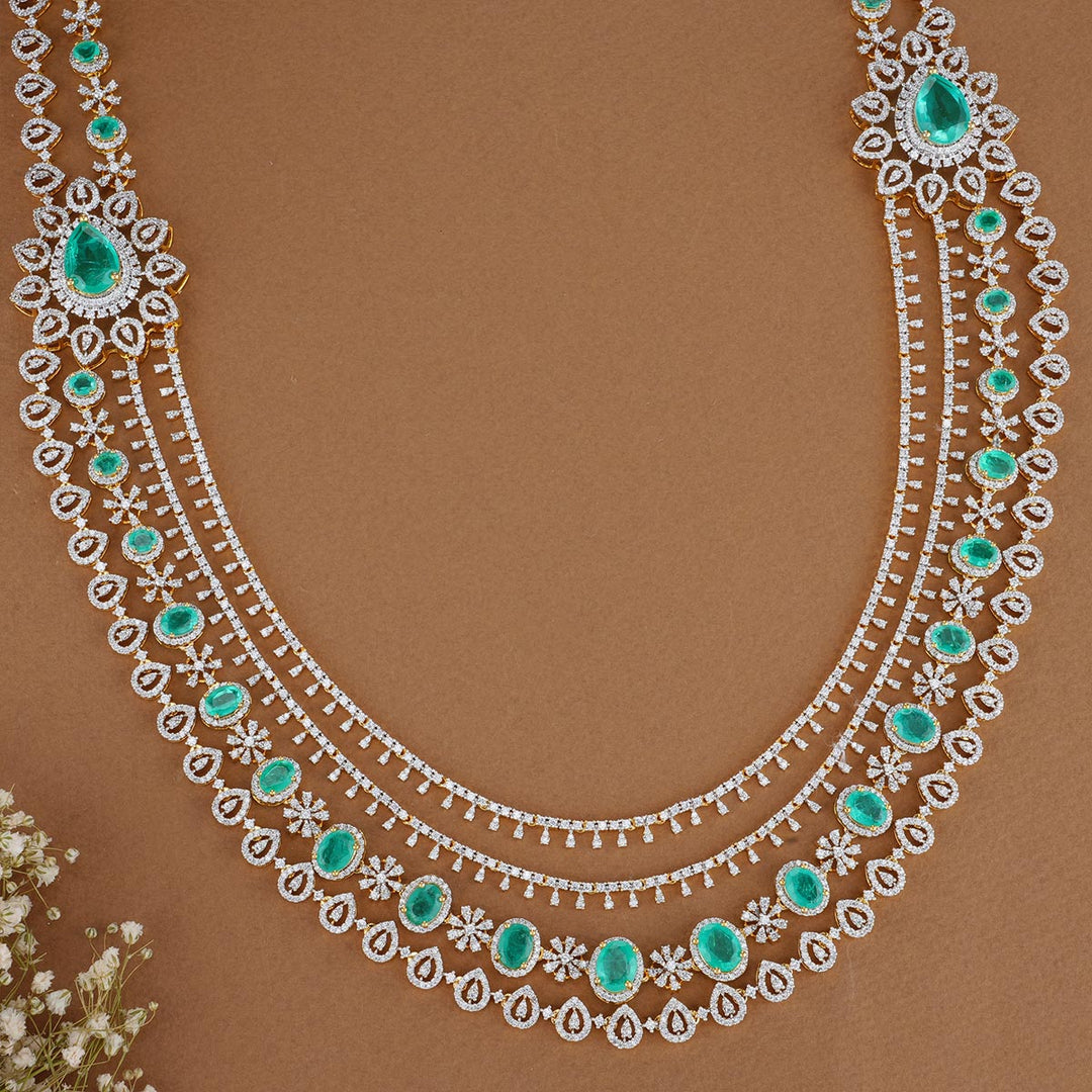 Ashwitha Avikam Long  Necklace Set