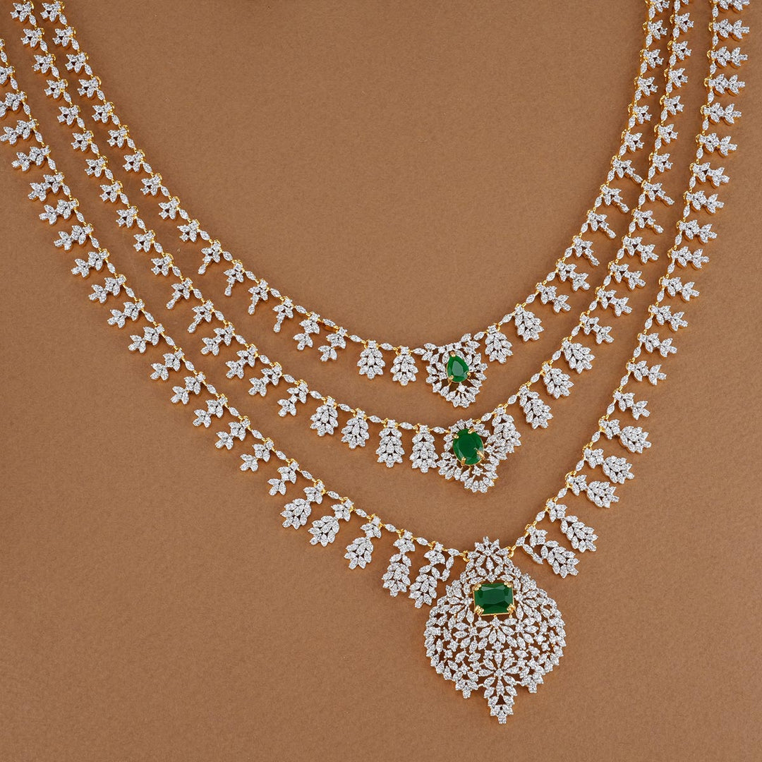 Yamunasri Avikam Long Necklace Set