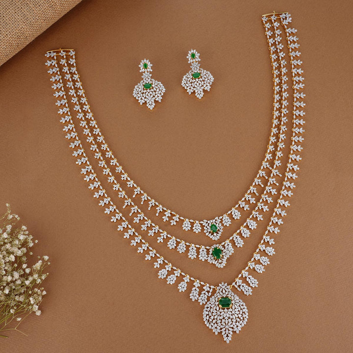 Yamunasri Avikam Long Necklace Set