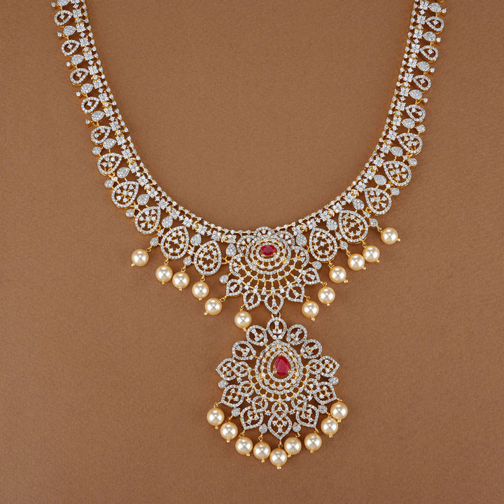 Nivethitha Avikam Long Necklace Set