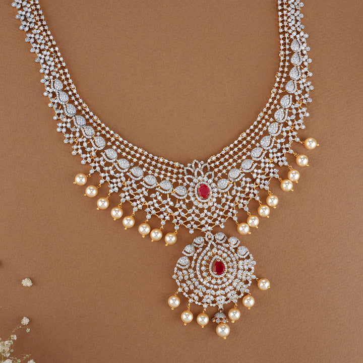 Haritha Avikam Long Necklace Set