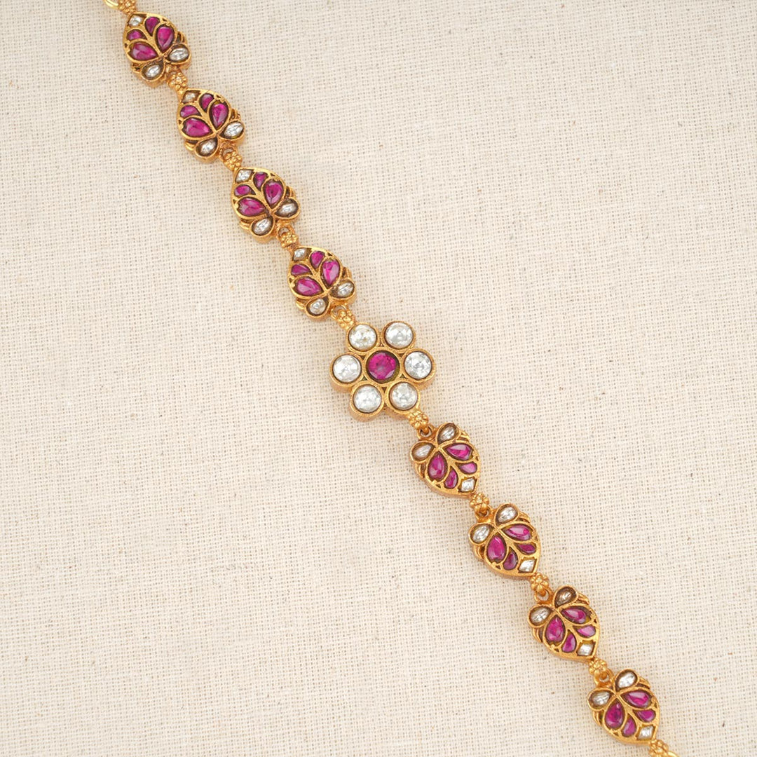 Dahila Kundan Bracelet