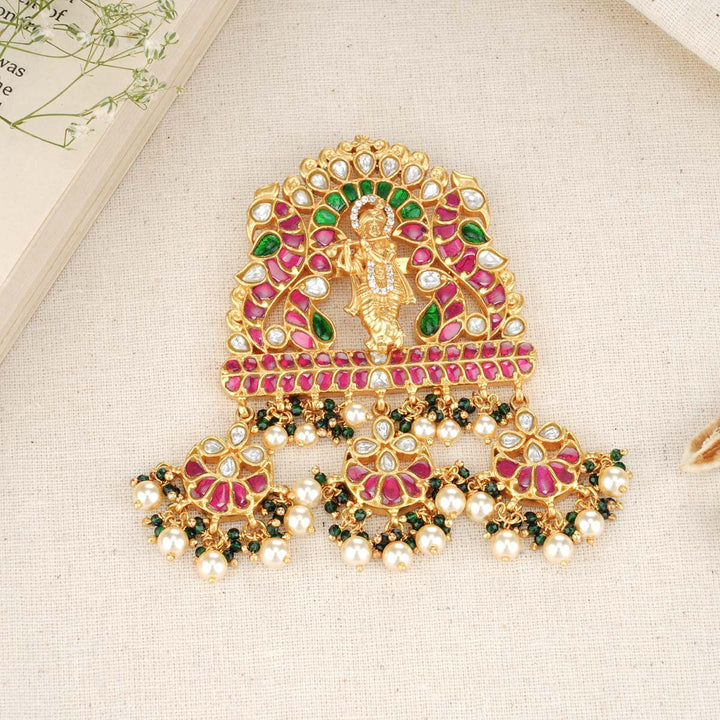 Mahik Kundan Pendant