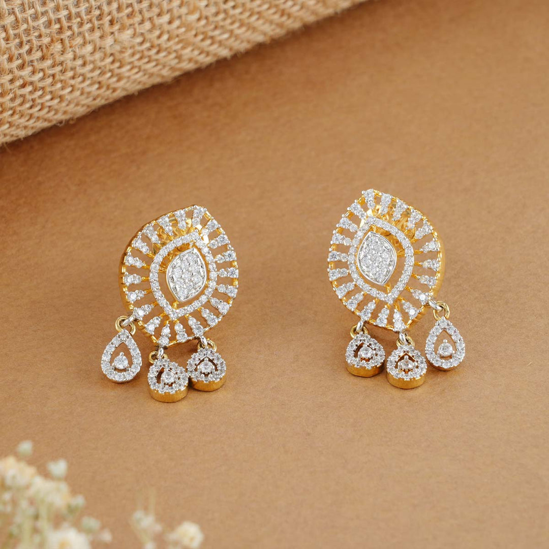 kranthi Diamond Design Pendant Set