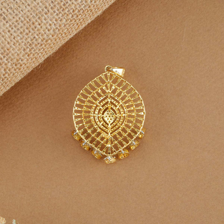 kranthi Diamond Design Pendant Set