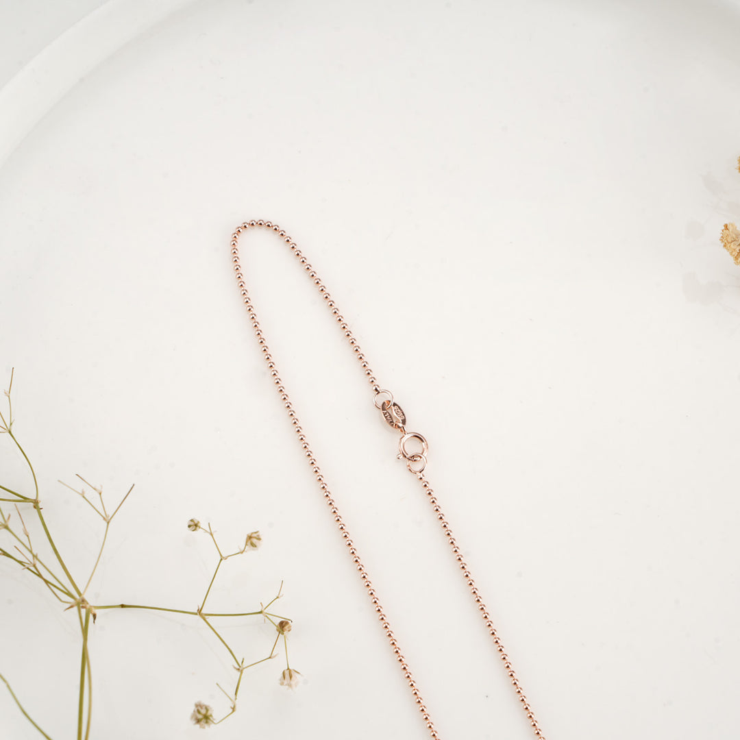 Gilona Rosegold Pendant Set