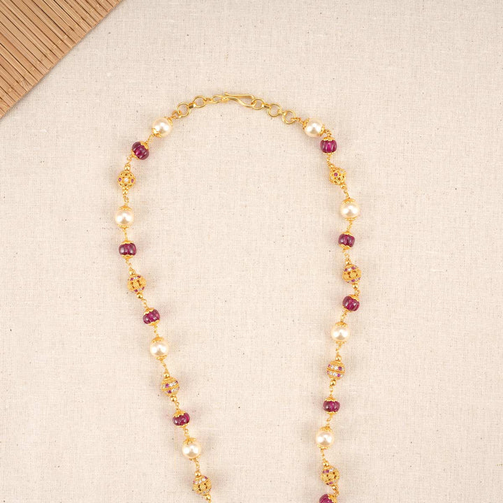 Elegance Beaded Chain with Pendant