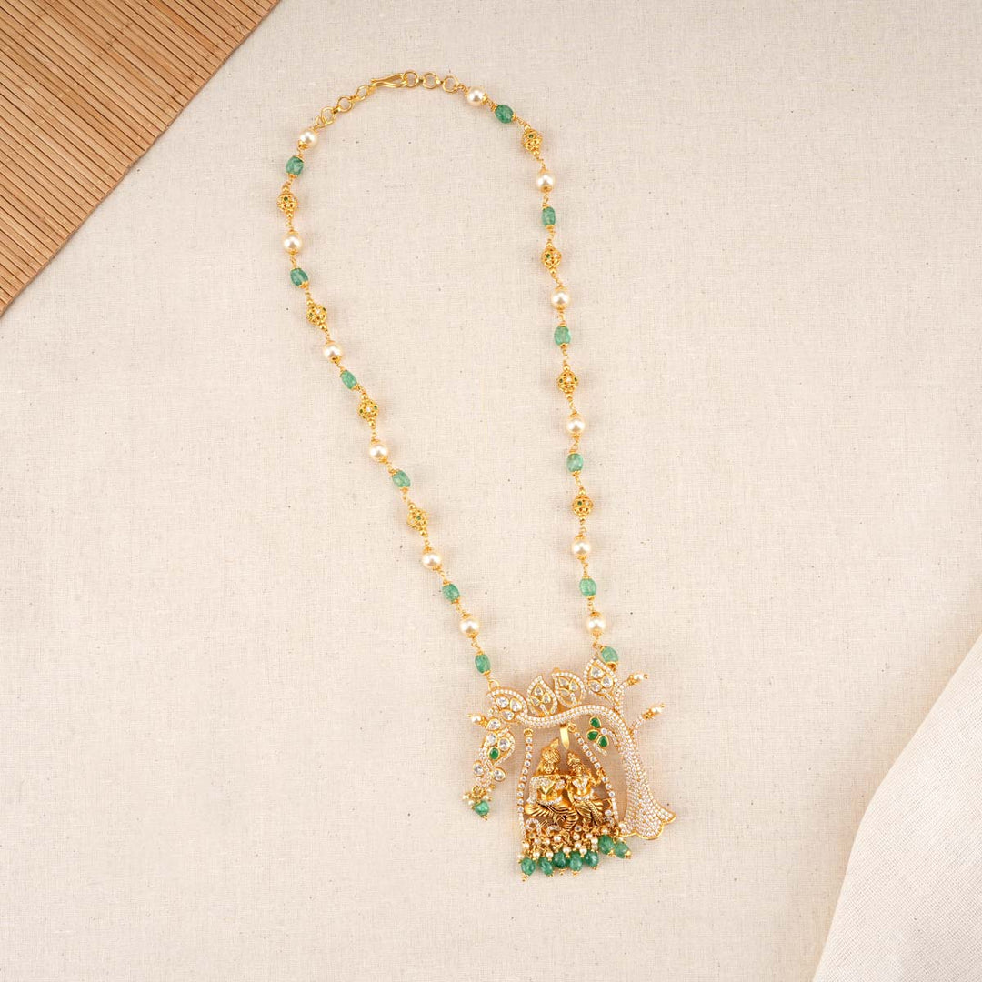 Heavenly Pendant with Beads Chain