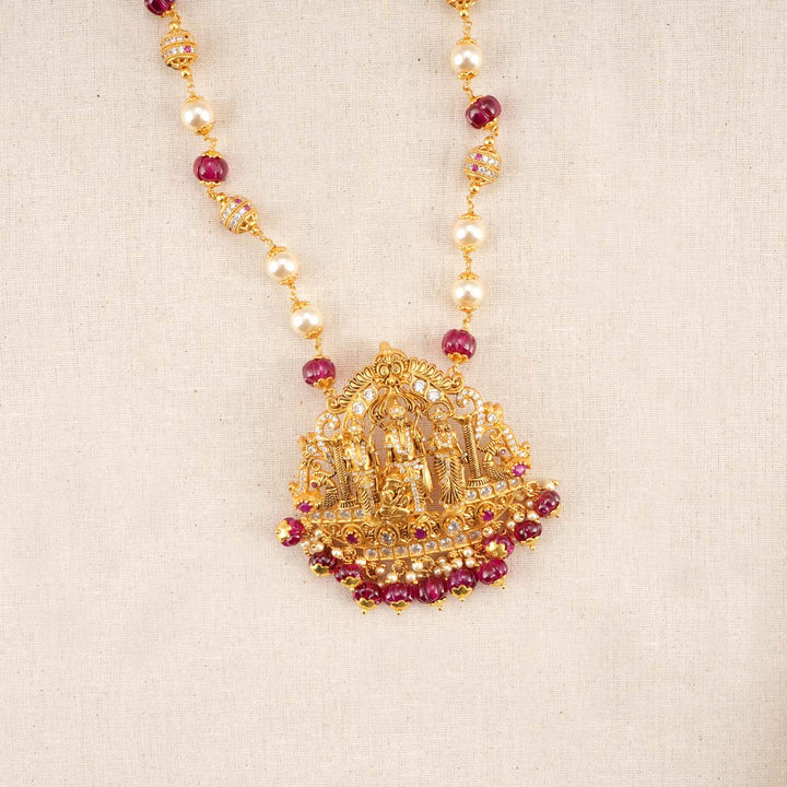 Divine Pendant with Beads Chain