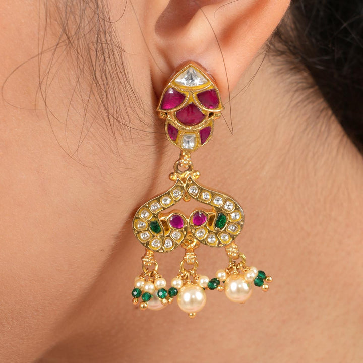 Nerrisa Kundan Earrings