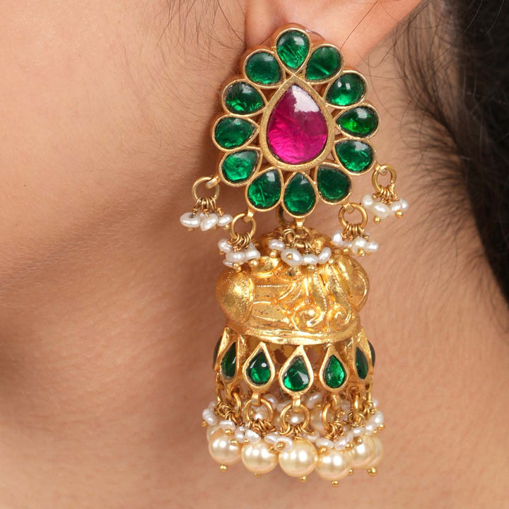 Vivera Kundan Jhumkas