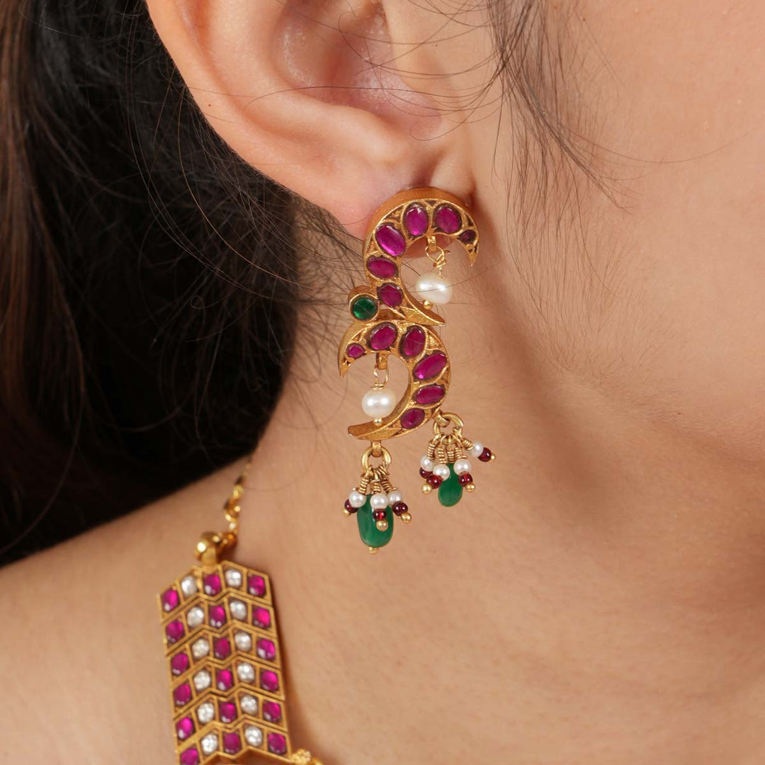 Thahira Kundan Earrings