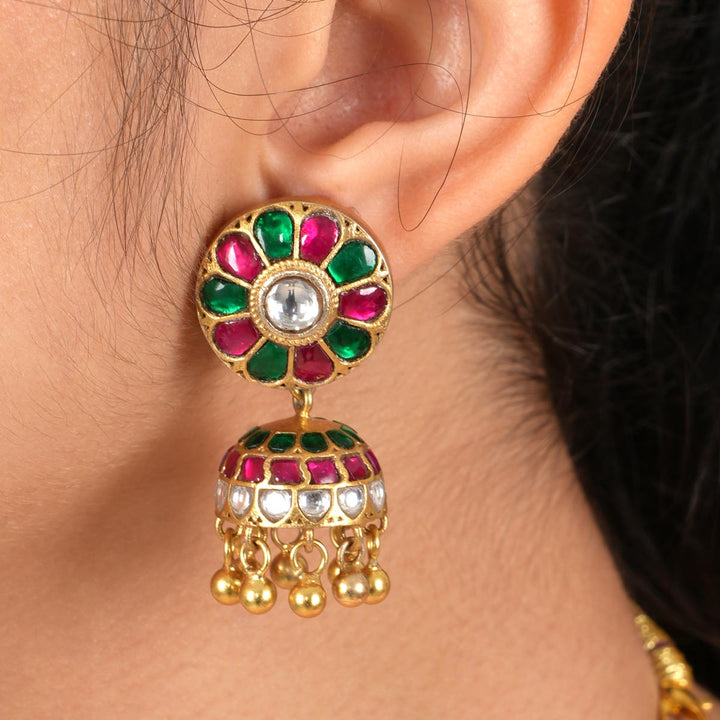 Sarani Kundan Jhumkas