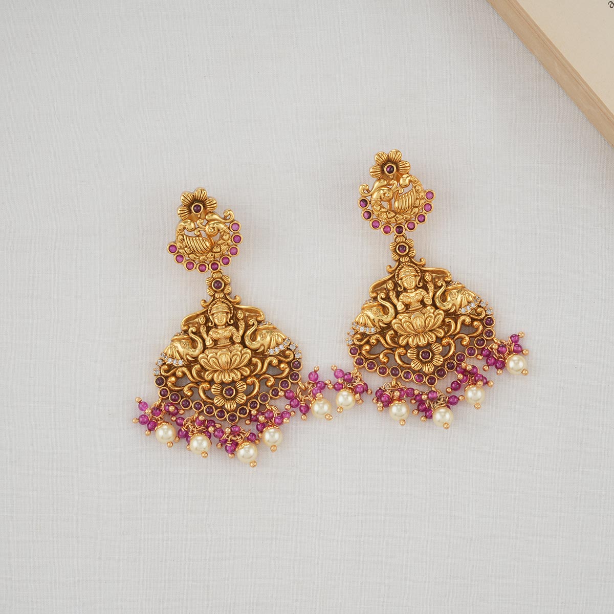 Traditional Indian CZ Studs | Art of Gold Jewellery, Coimbatore