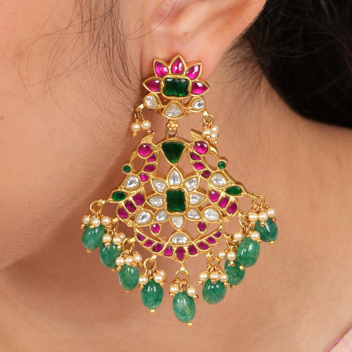 Mahima Kundan Earrings