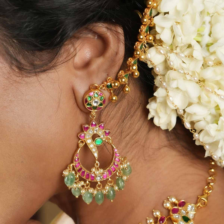 Abina Kundan Earrings