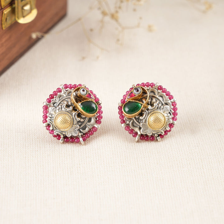 Mohana Oxidised Stud