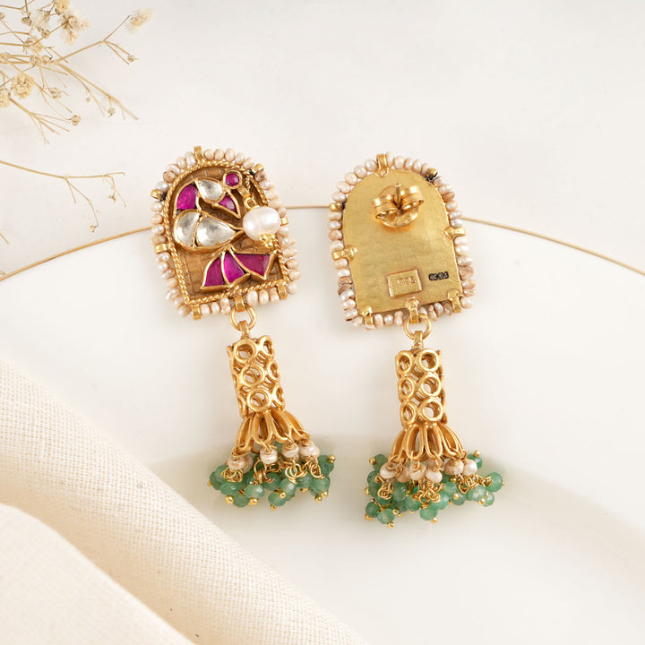 Taweez Kundan Earrings