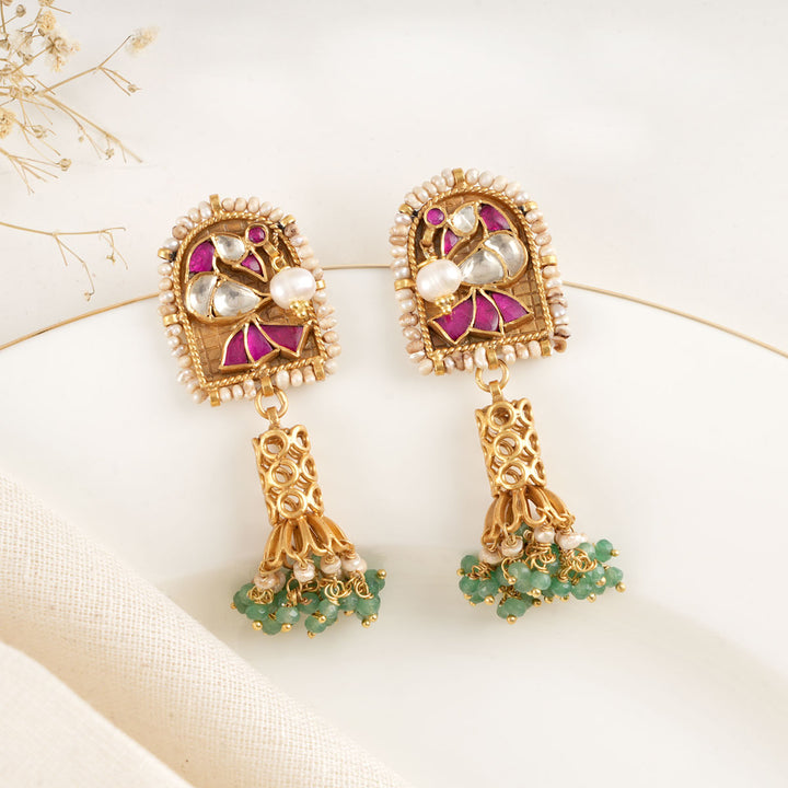 Taweez Kundan Earrings