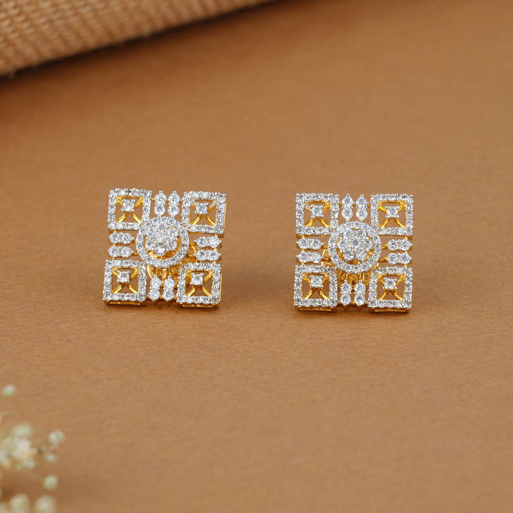 Ceren Diamond Alike Studs