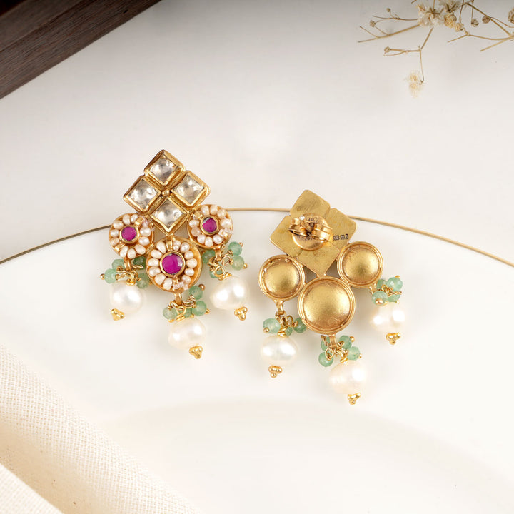 Exquisite Kundan Drops