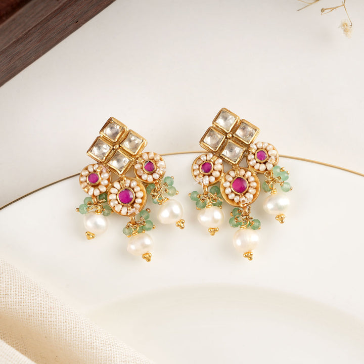 Exquisite Kundan Drops