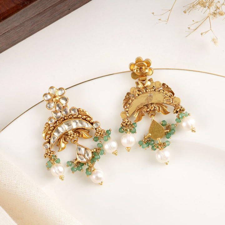 Sahir Kundan Earrings