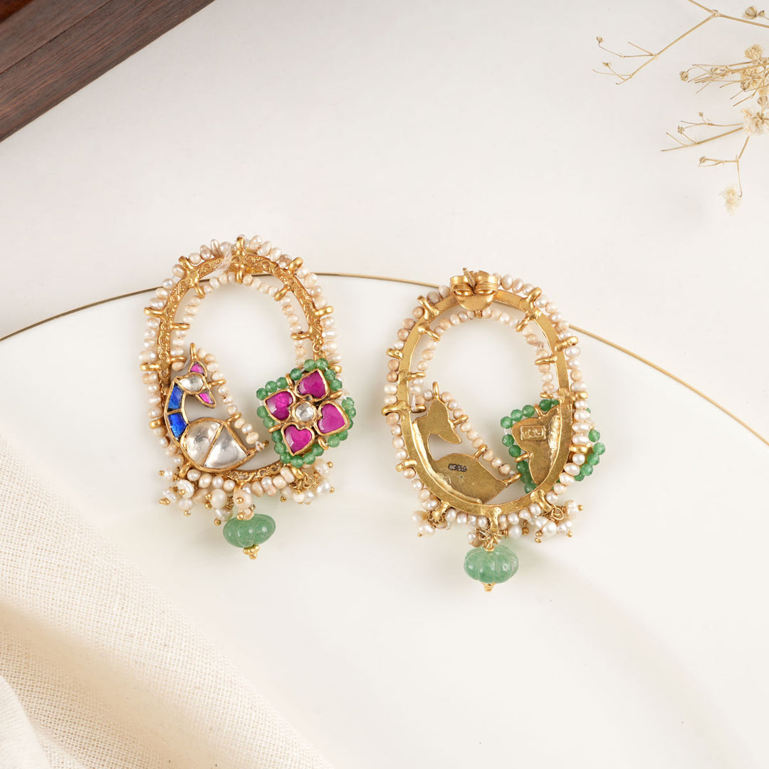 Nemisia Kundan Earrings