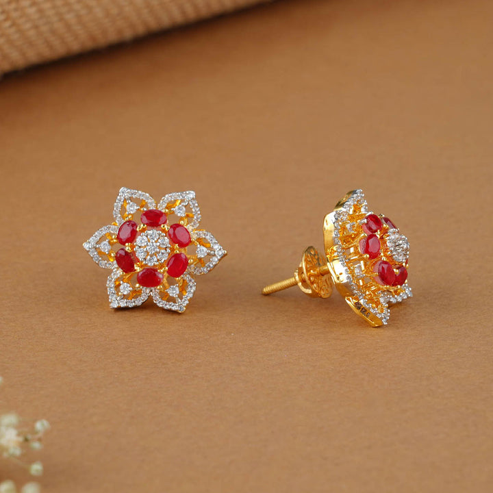 Adalee Floral Avikam Studs