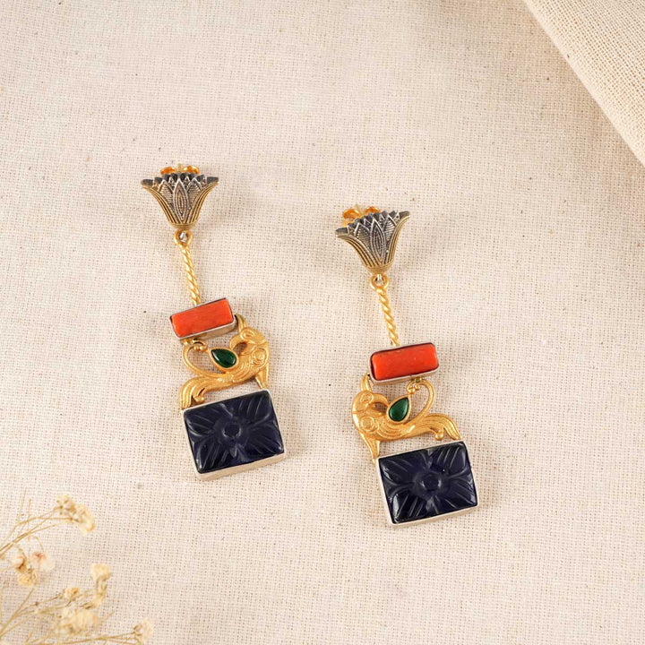 Beauties Dual Tone Earrings