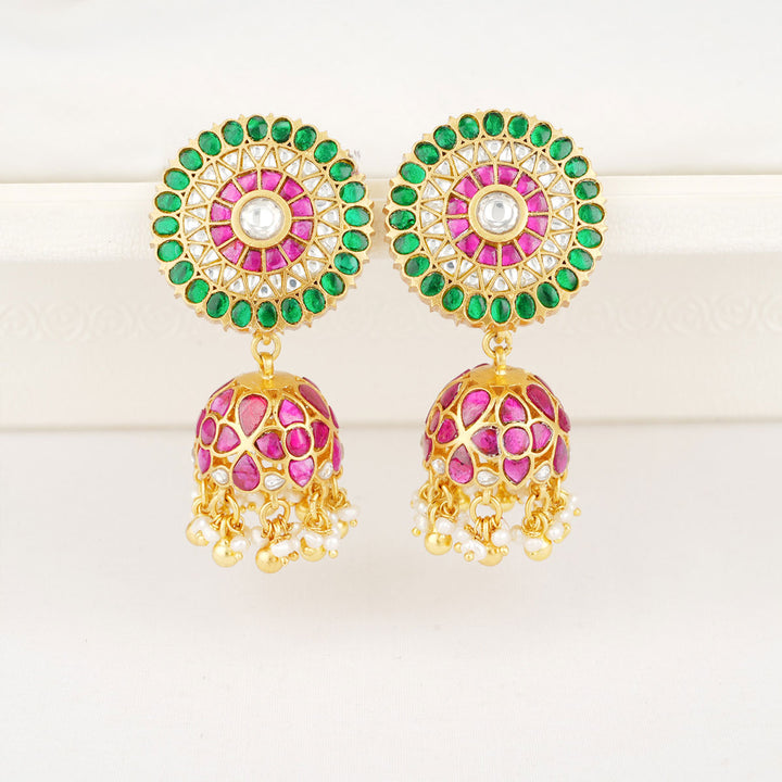 Misha Kundan Jhumkas